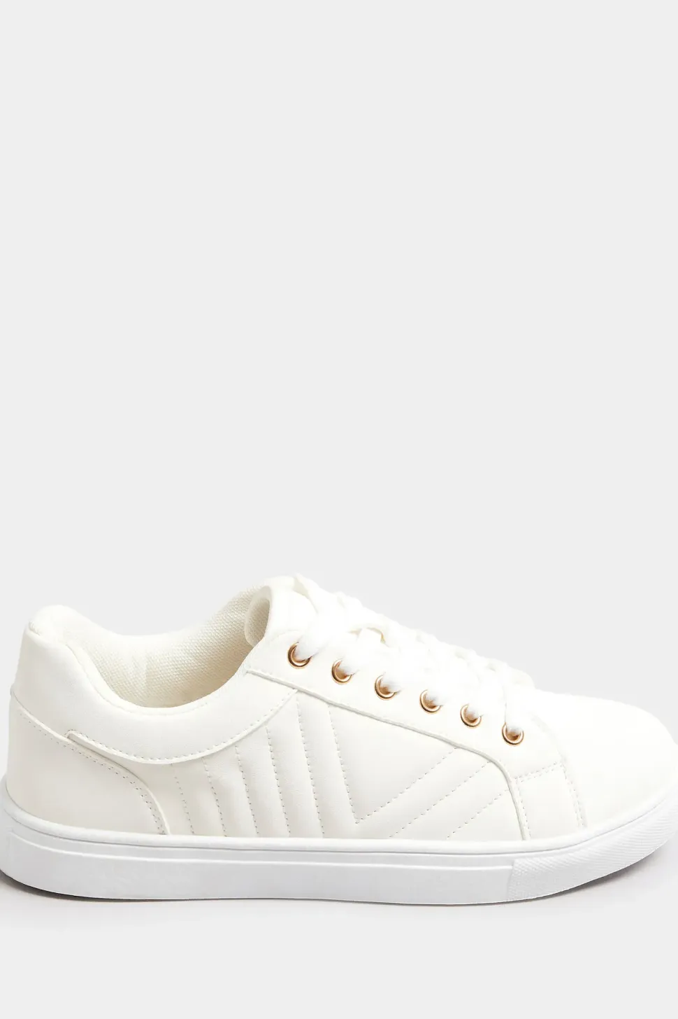 Extra Wide Fit Quilted Trainers