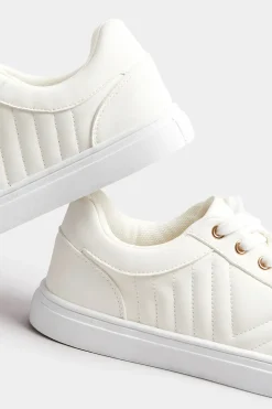 Extra Wide Fit Quilted Trainers