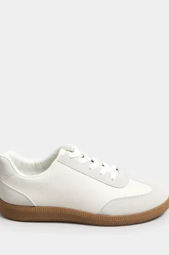 Extra Wide Fit Retro Gum Sole Trainers