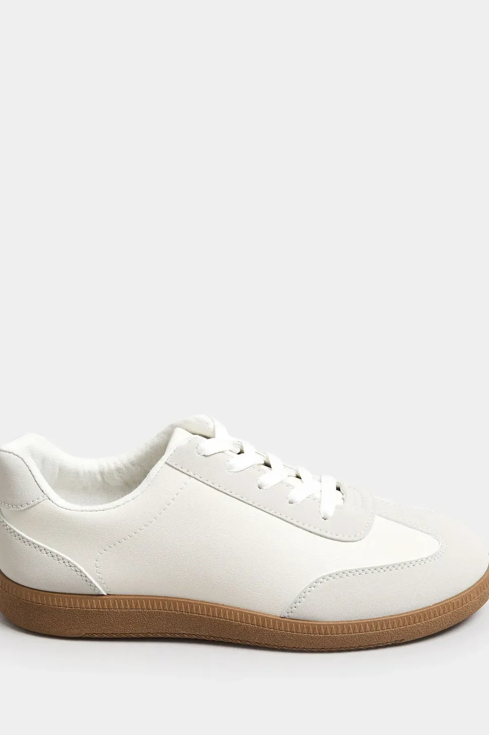 Extra Wide Fit Retro Gum Sole Trainers