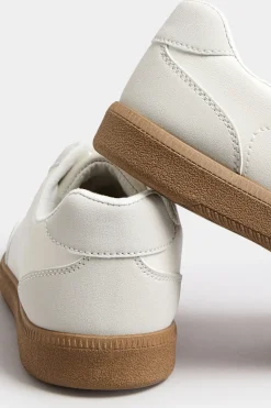 Extra Wide Fit Retro Gum Sole Trainers