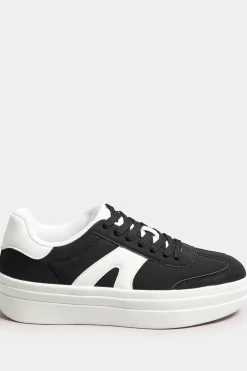 Extra Wide Fit Retro Platform Trainers