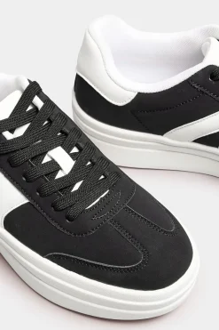 Extra Wide Fit Retro Platform Trainers