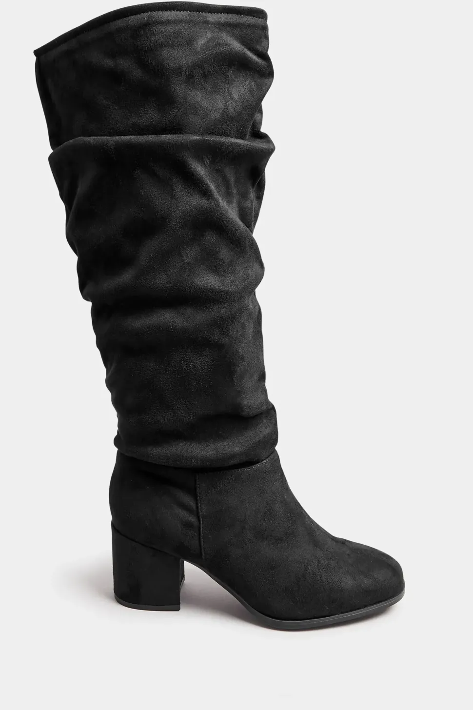 Extra Wide Fit Slouch Knee Ankle Boots