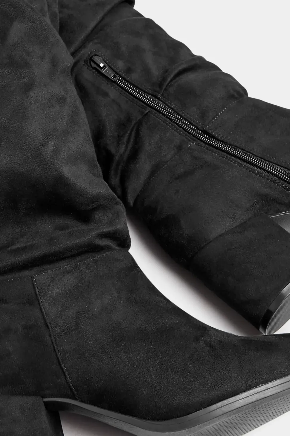 Extra Wide Fit Slouch Knee Ankle Boots