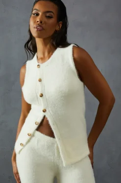 Eyelash Knit Sleeveless Top