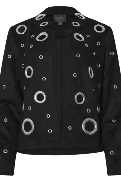 Eyelet Detail Tailored Jacket