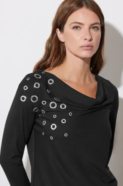 Eyelet Detail Top