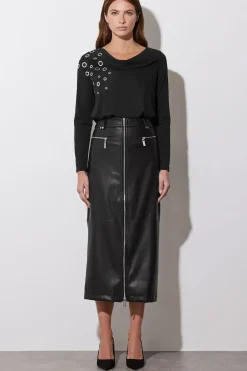 Eyelet Detail Top