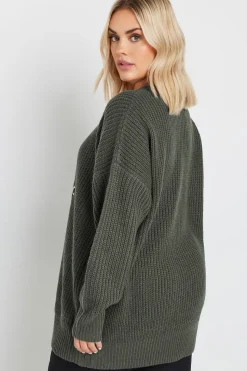 Eyelet Knitted Jumper
