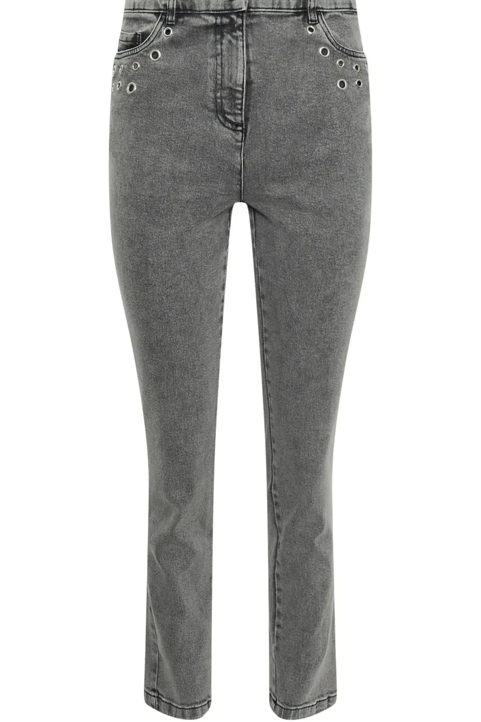 Eyelet Stud Boyfriend Jeans