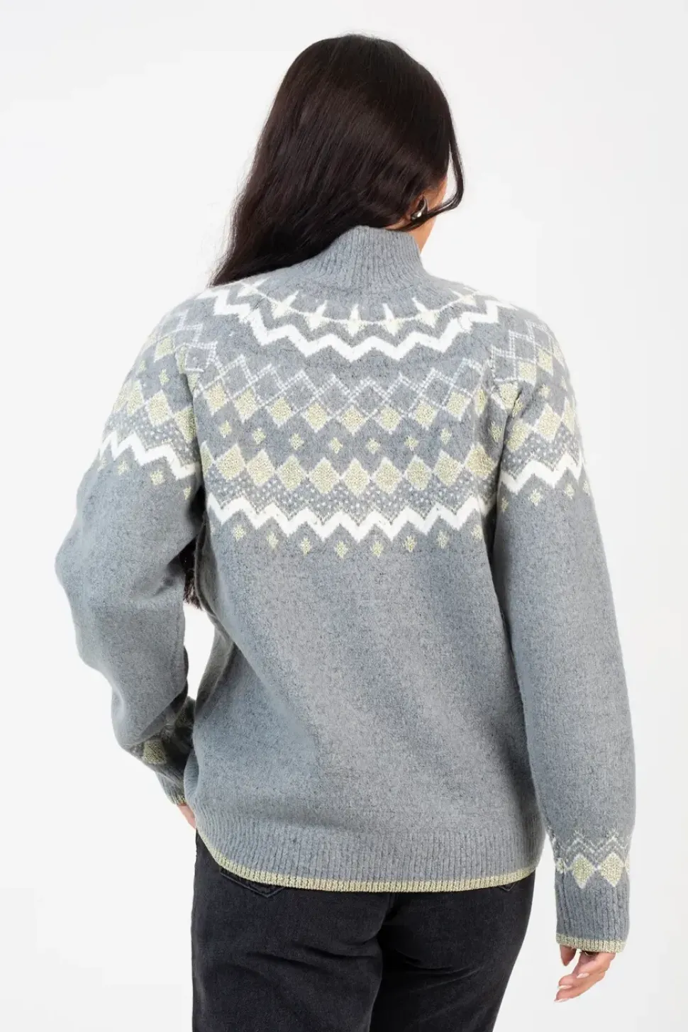 Fairisle Turtleneck Jumper