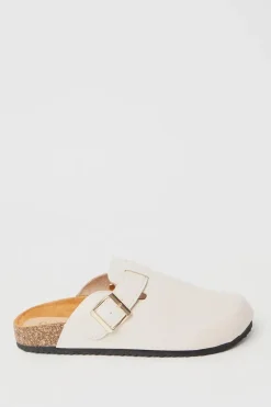 Faith: Habba Closed Toe Footbed Mules