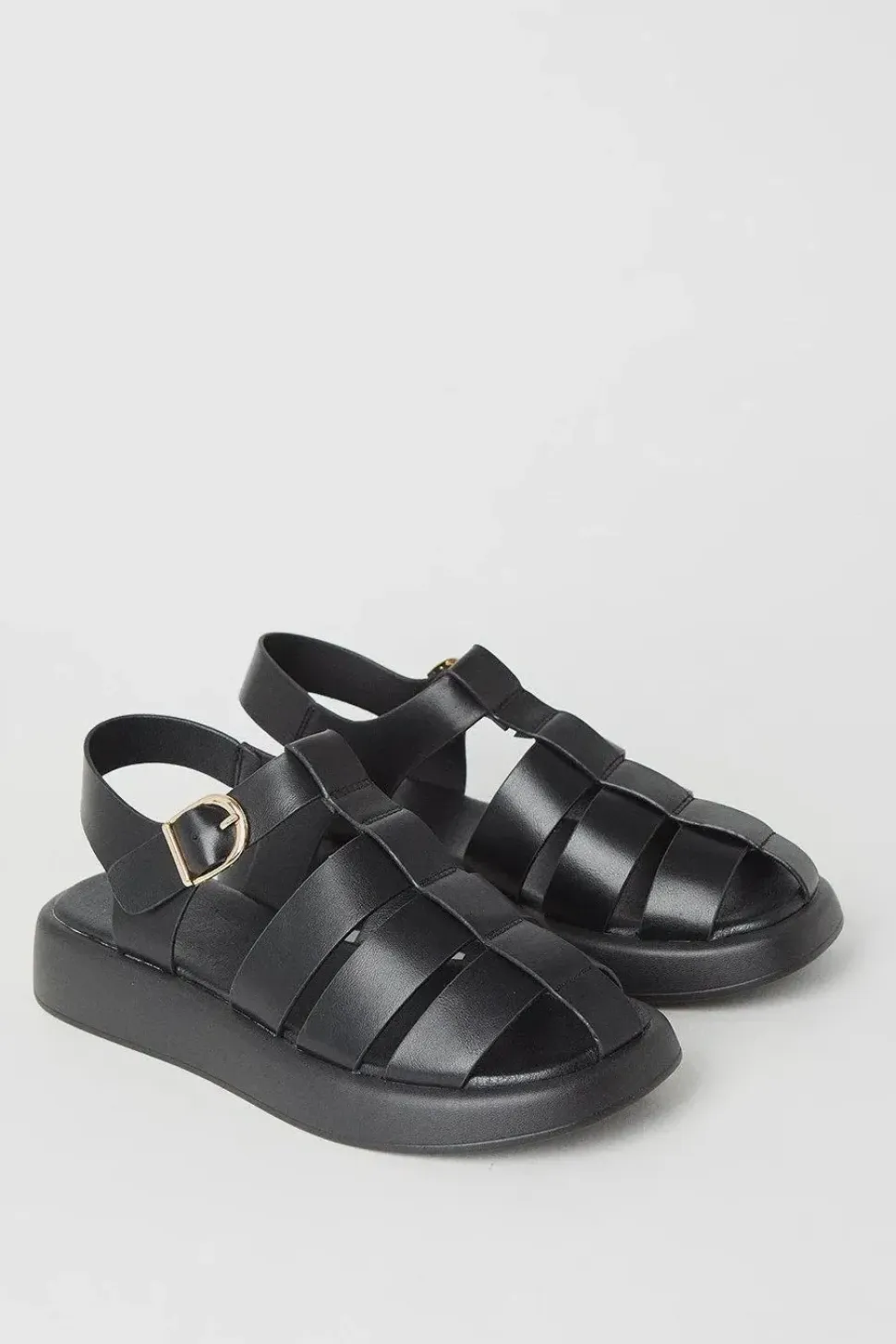 Faith: Hazel Low Wedge Fisherman Sandals