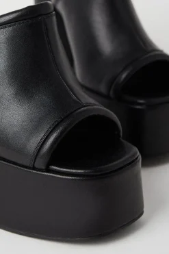 Faith: High Platform Block Heeled Mules