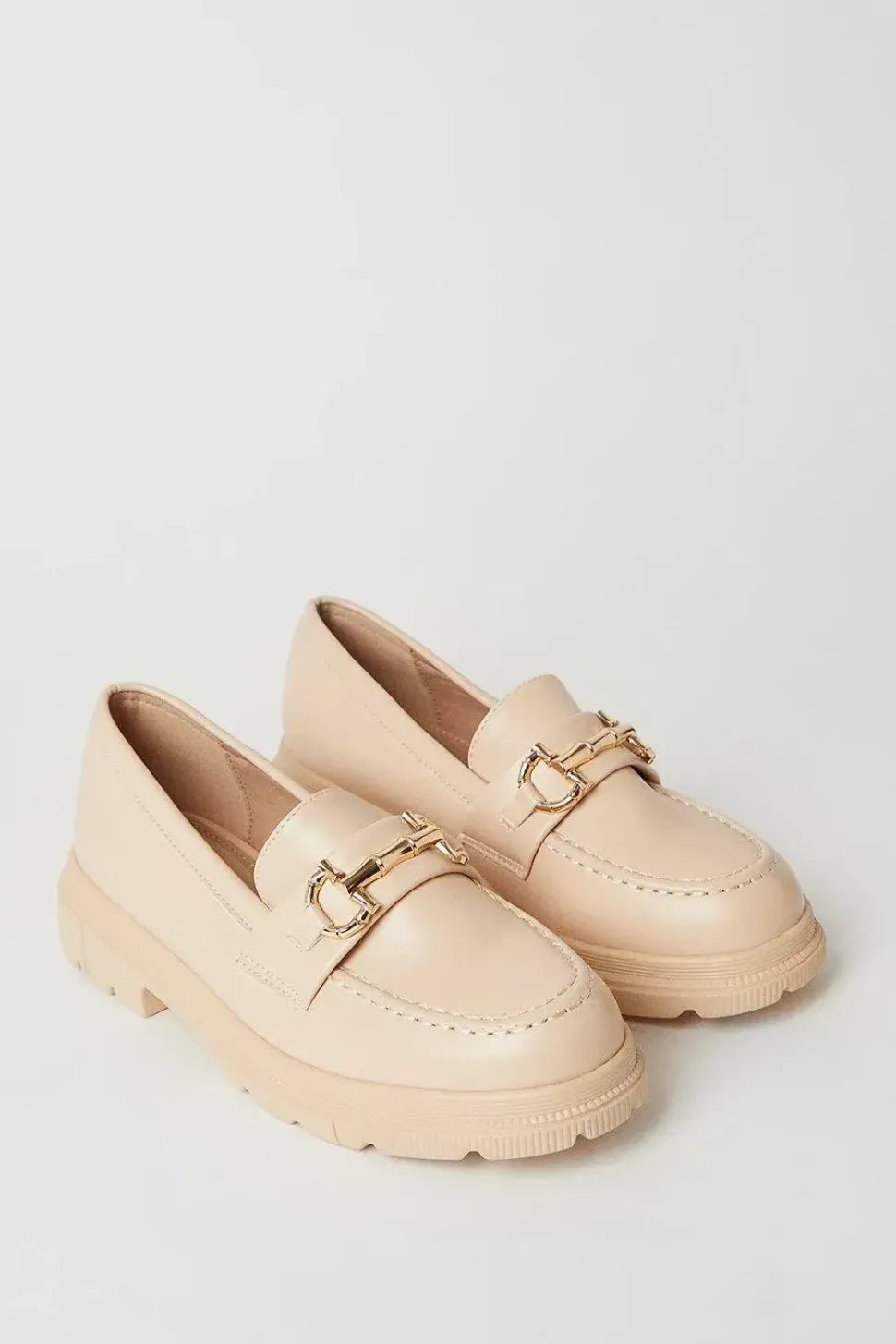 Faith: Luna Snaffle Trim Chunky Loafers