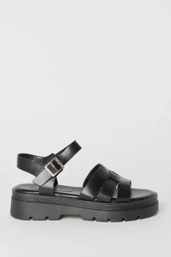 Faith: Mahli Chunky Ankle Strap Sandals