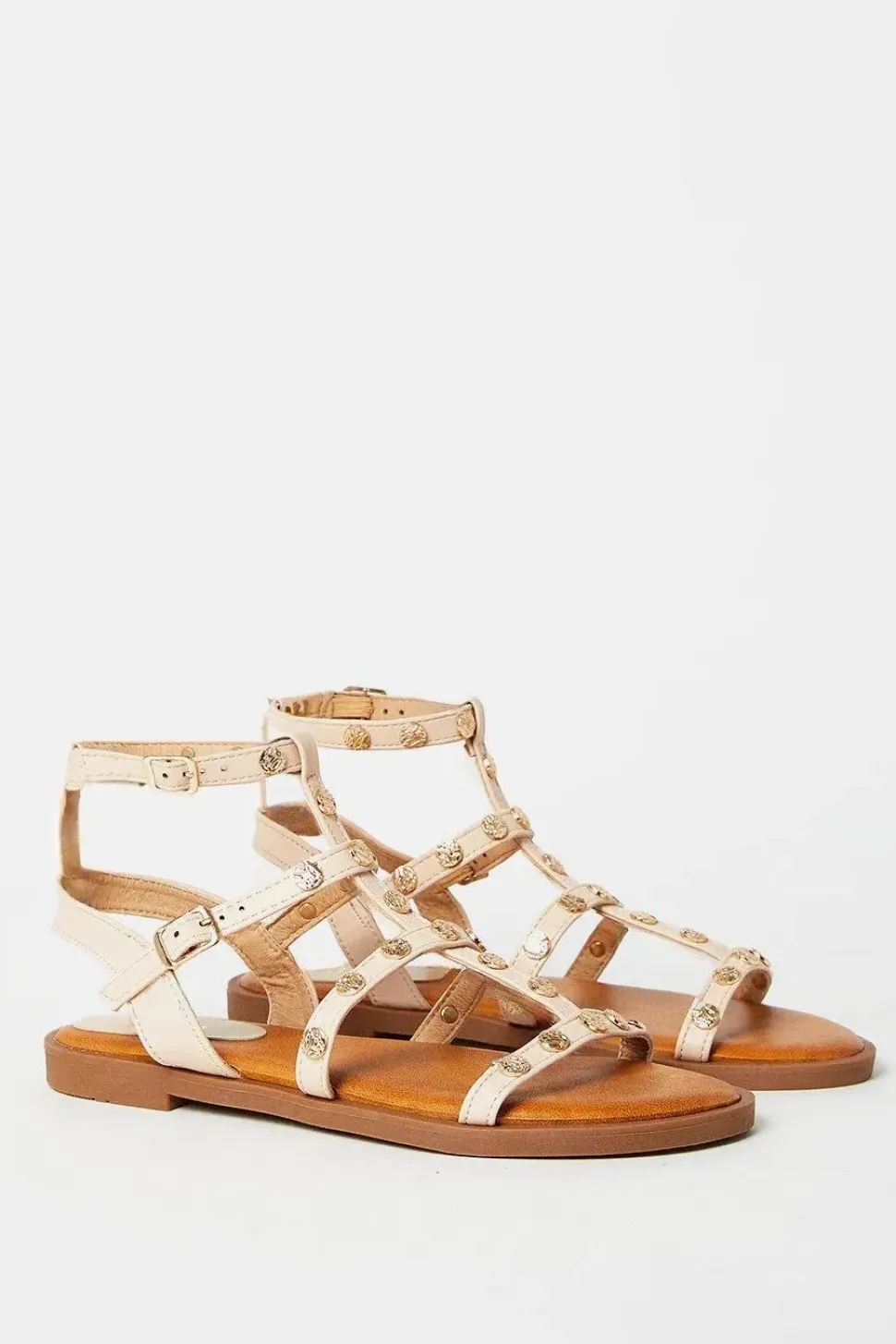 Faith: Milan Studded Gladiator Sandals