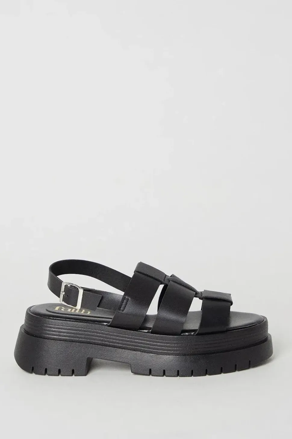 Faith: Mona Chunky Slingback Sandals
