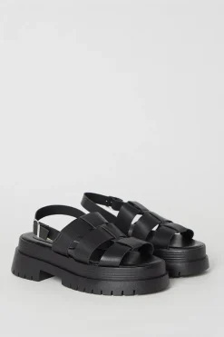 Faith: Mona Chunky Slingback Sandals