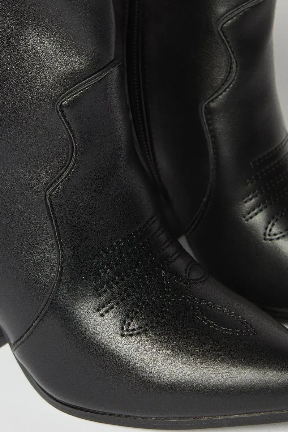 Faith: Montie Stitched Western Cowboy Ankle Boots