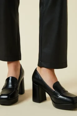 Faith: Nicola Platform Heeled Loafers