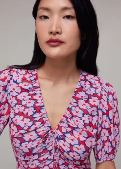 Farfalle Flower Midi Dress-