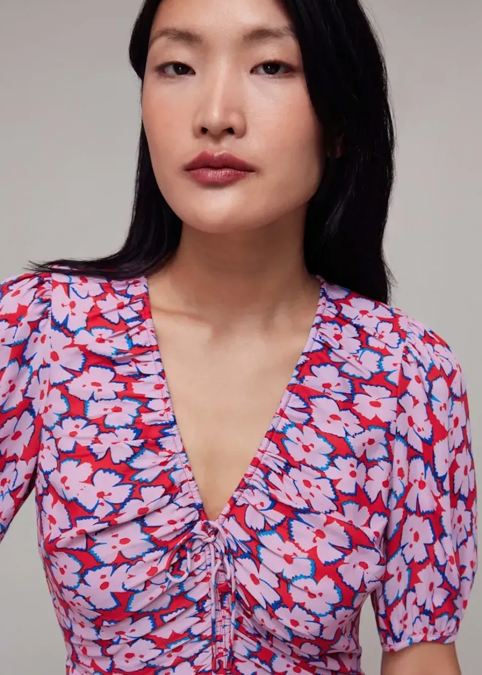 Farfalle Flower Midi Dress-