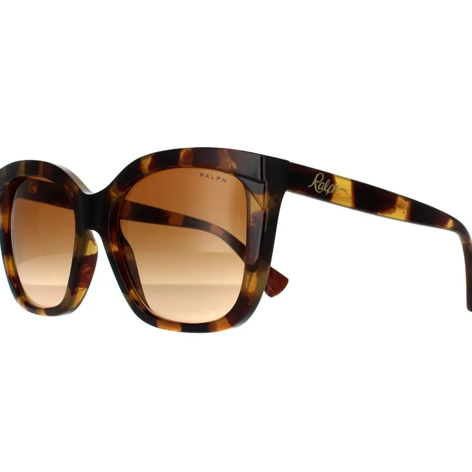 Fashion Shiny Sponged Havana Brown Gradient Sunglasses
