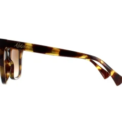 Fashion Shiny Sponged Havana Brown Gradient Sunglasses