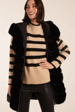 Faux Fur Detail Gilet
