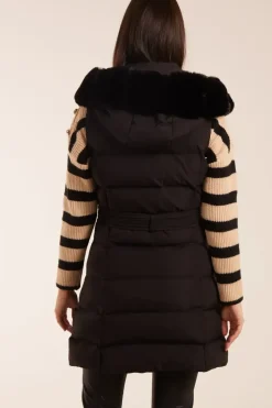 Faux Fur Detail Gilet