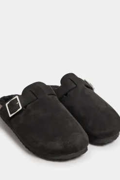 Faux Fur Lined Clogs In Extra Wide Fit