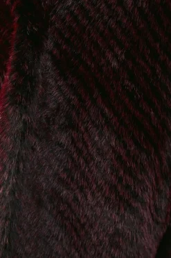 Faux Fur Luxe Two Tone Coat