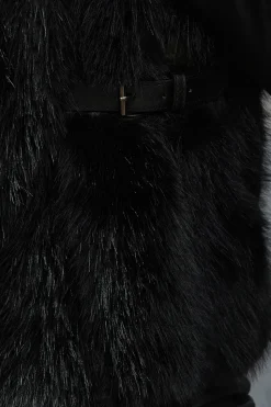 Faux Fur Panelled Gilet