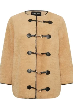 Faux Fur Toggle Jacket
