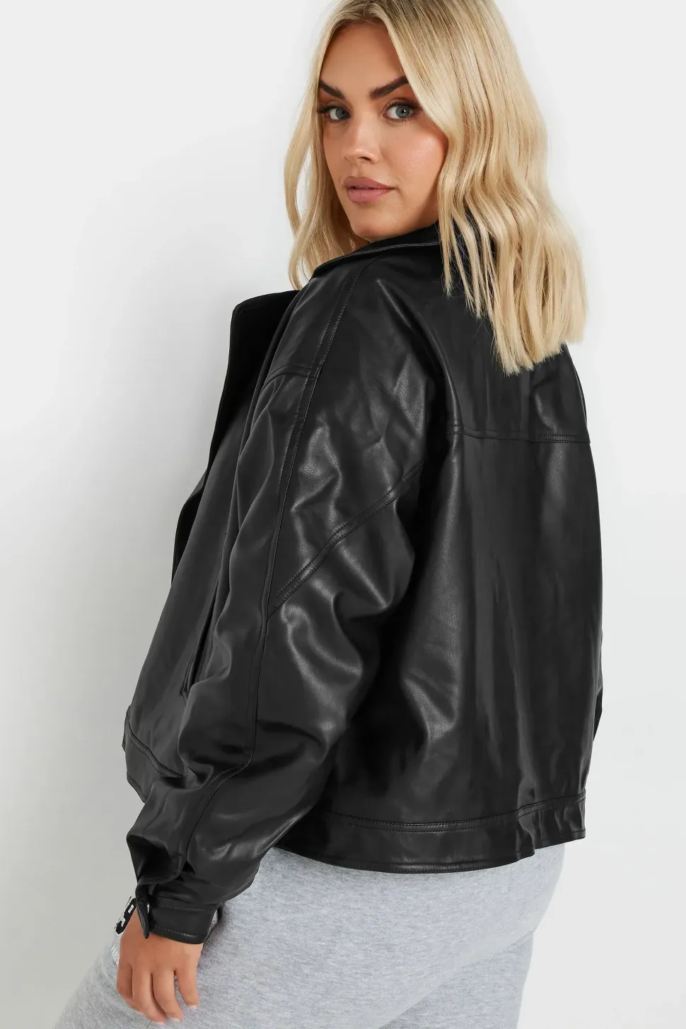 Faux Leather Jacket