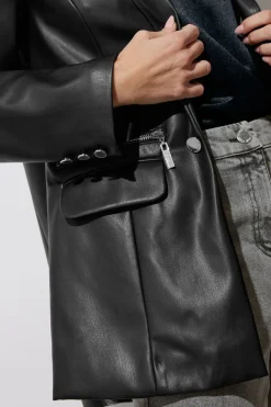 Faux Leather Jacket