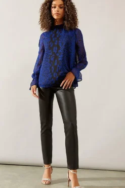 Faux Leather Jeans