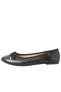 Faux Suede Ballerina Pumps