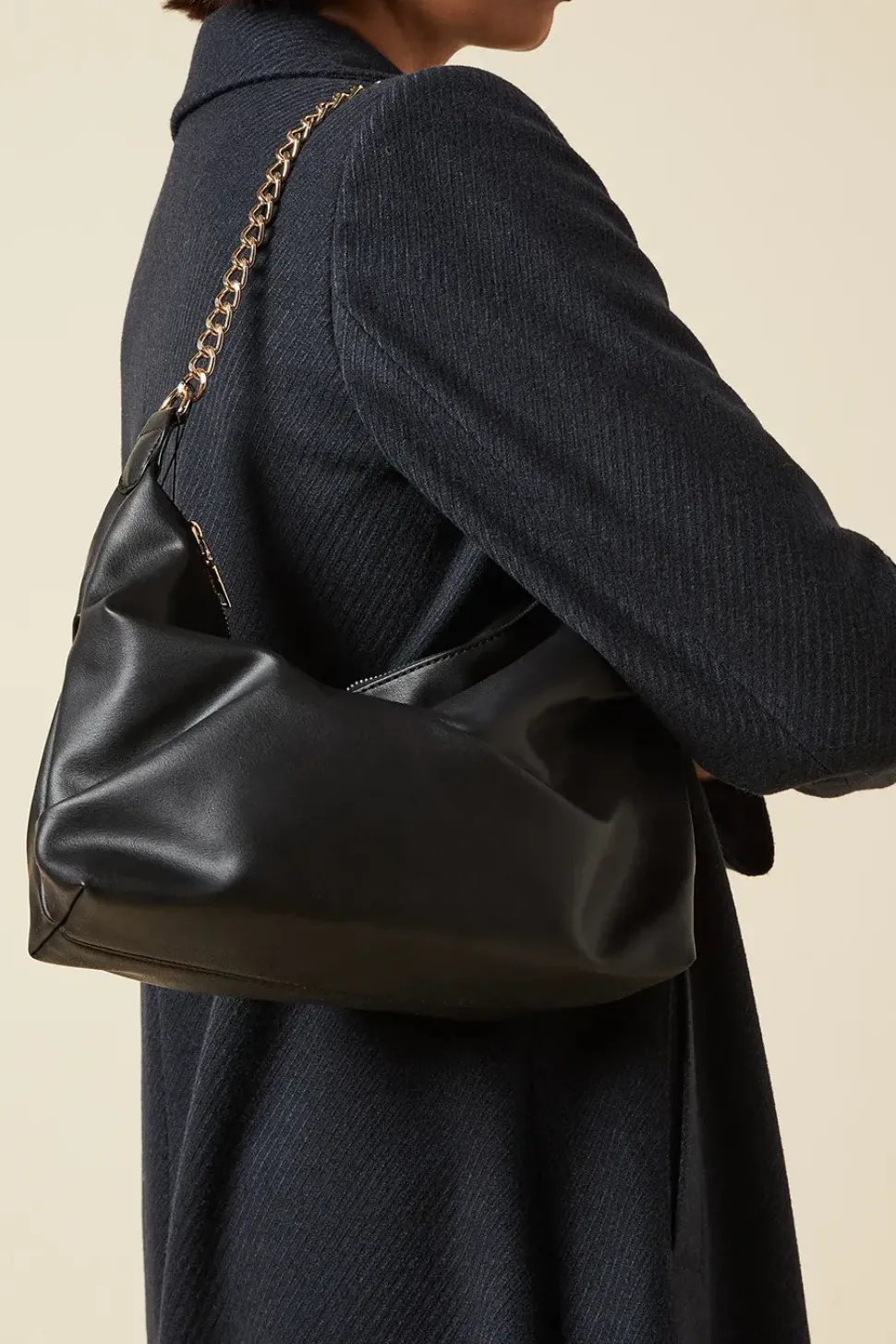 Faux Suede Grab Bag