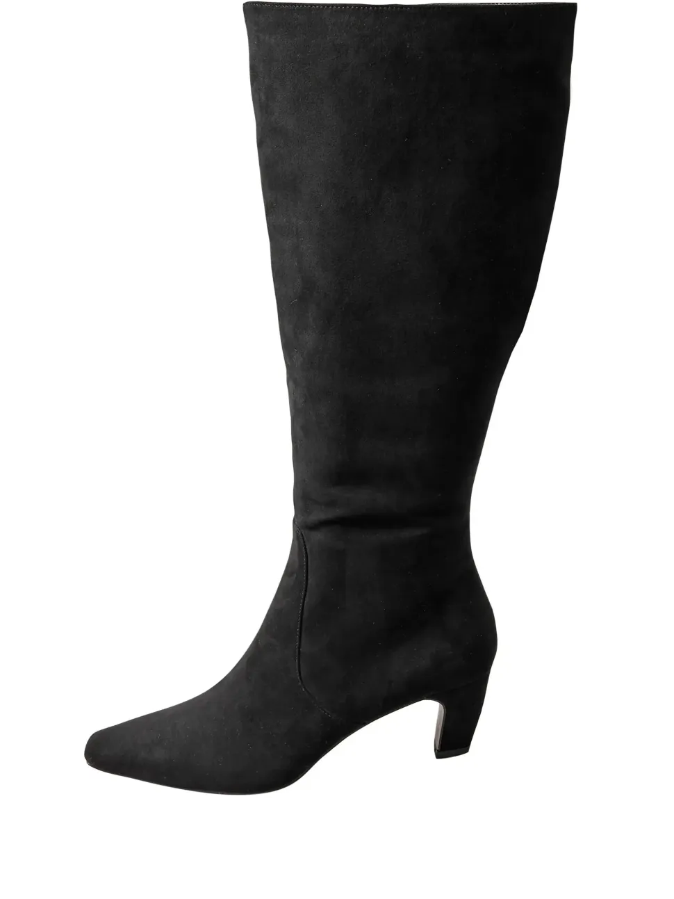 Faux Suede Knee High Boots