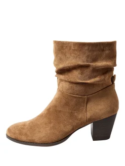 Faux Suede Western Boots