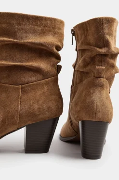 Faux Suede Western Boots