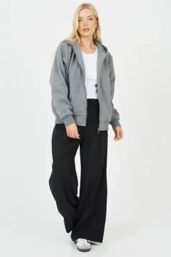 Faux Wool Hooded Bomber Jacket
