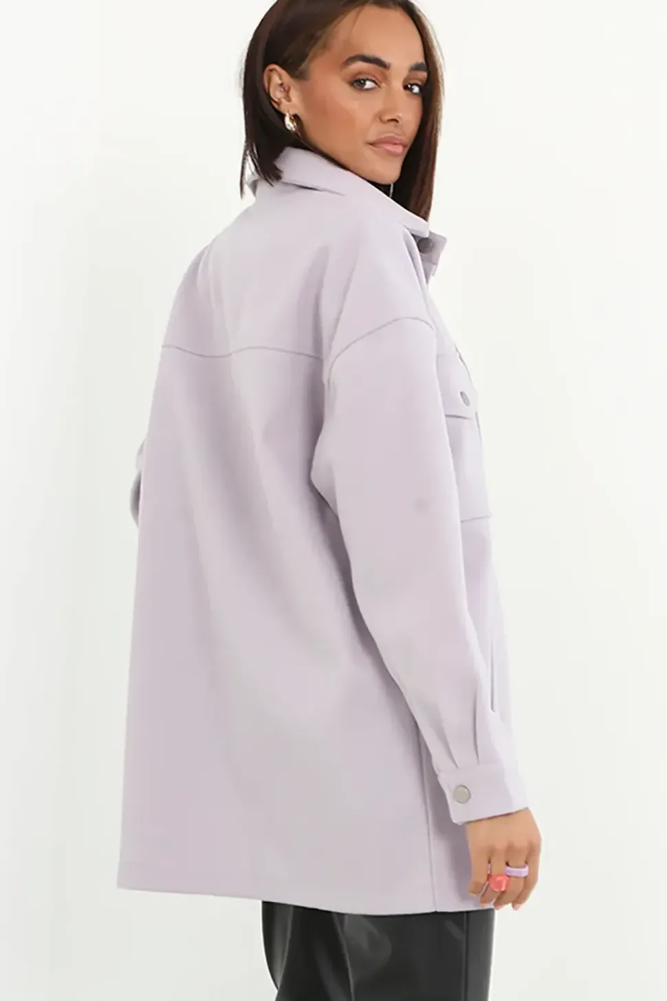 Faux Wool Shacket