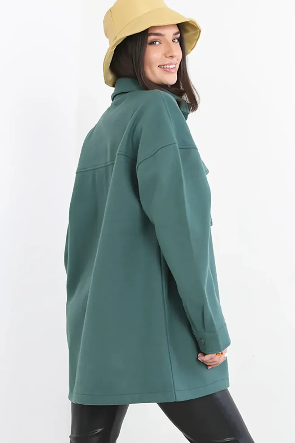 Faux Wool Shacket