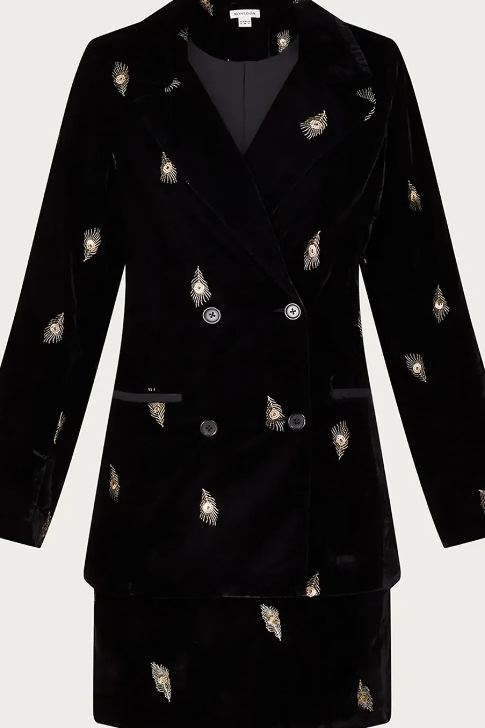 Faye Velvet Blazer