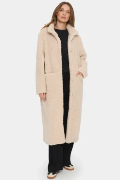 Felicia Teddy High Neck Coat-