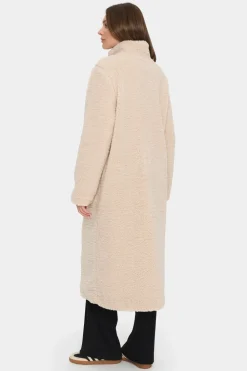 Felicia Teddy High Neck Coat-